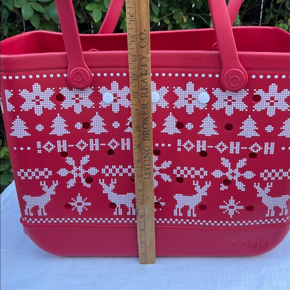 BOGG BAG Red Tote with White Pattern - Picture 15 of 16